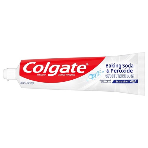 Colgate Baking Soda & Peroxide Toothpaste 6oz x 2 - Whitening, Cavity Protection - Picture 3 of 3