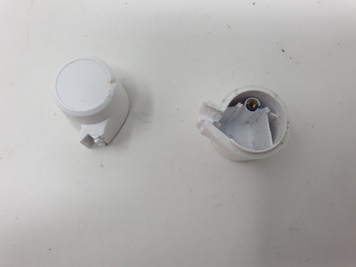 MSI U180 Hinge Covers Set Left Right Pair White Genuine Item Quick Dispatch - Picture 2 of 9