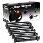 5 czarnych tonerów zamiennik do HP CF217A NO CHIP Laserjet Pro M02w MFP M130nw M130fn