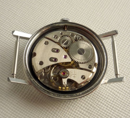 MEN'S VINTAGE SWISS DREFFA MANUAL WIND CAL FHF72 INCABLOC ALL STEEL CASE 33,5 MM - Picture 5 of 11