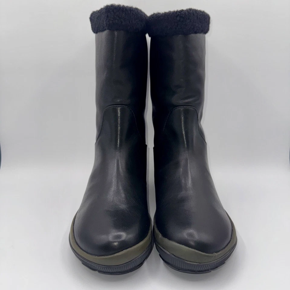 Camper Peu Pista Boots Women’s Size 8 - 8.5 EU 39 Black Leather Goretex - Image 3 of 4