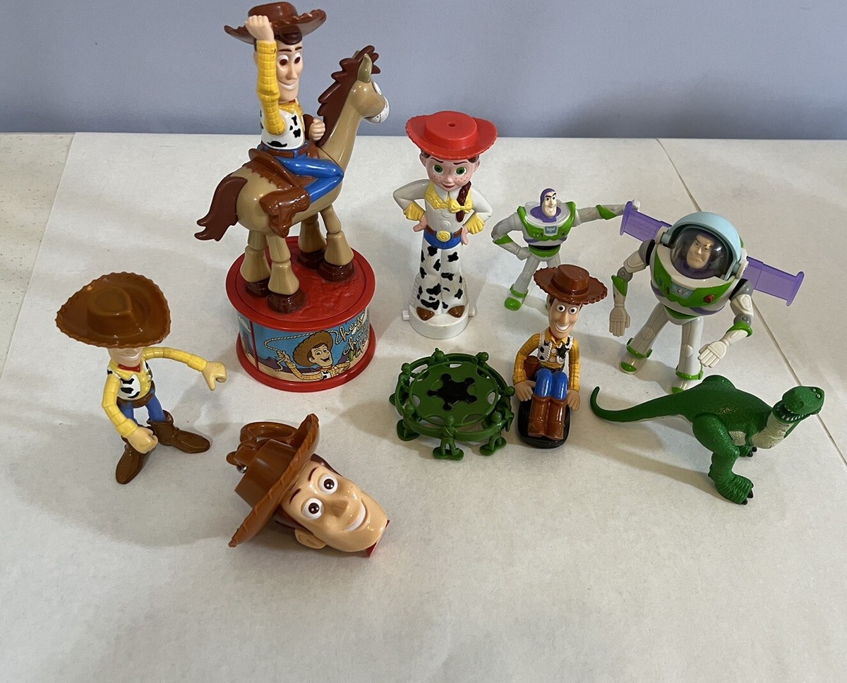 Disney Pixar Toy Story 2 (4) Woody, Buzz Lightyear, Jessie, Rex