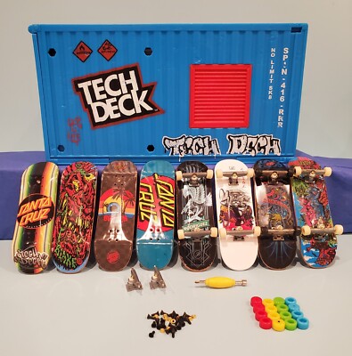 Tech Deck Lot Limited Edition Boards Accessories Skating Shipping Container Ramp