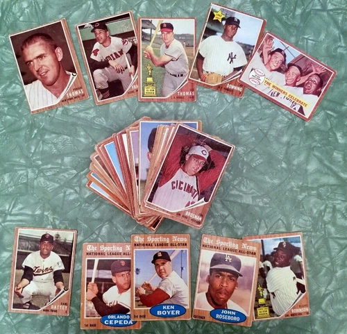 1962 Topps Baseball Cards - YOU Pick...