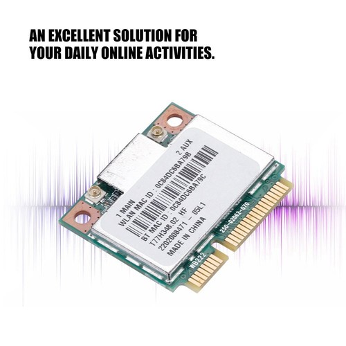 Fdit Carte WiFi Carte RéSeau sans Fil Atheros Ar9462 Ar5b22 Mini Pci-E 802.11... - Photo 5/9