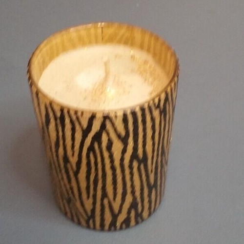 Juego de 3 velas y soportes de patrón animal (leopardo/guepardo/tigre) de 2"" x 2,5 - Imagen 2 de 11
