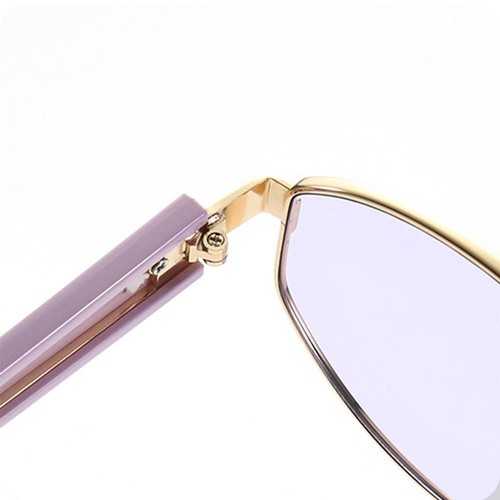 UV Protection Metal Frame Sunglasses Round Y2K Eyewear Beach/Travel/Streetwear - Picture 9 of 18
