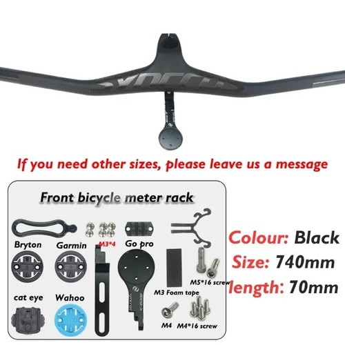 -17 Degree Mountain Bike Carbon Integrated Handlebar with Mount Stand 28.6mm - Picture 17 of 40