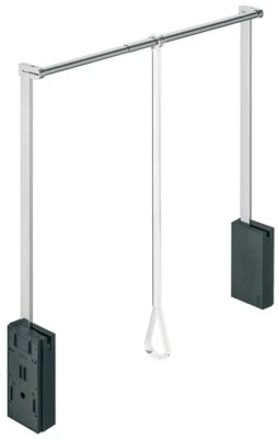 Häfele Kleiderlift Wardrobe Lift Dämpfung Liftbeschlag Garderobenlift 560-950 mm - Bild 1 von 4
