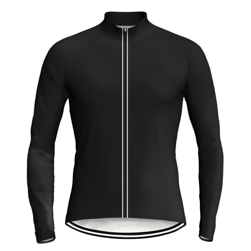 Cycling Jersey Black MTB Motocross Bike Jacket Mountain Road Top Cycle Shirt
