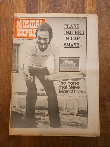 NME New Musical Express 16. August 1975, Steve Marriott Cover