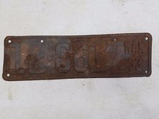 1933 KANSAS Sumner County License Plate 12-6617