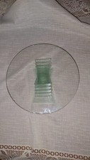 Vintage Clear Glass Cake Stand Plate Round Wedding Party Dessert Party Lite