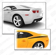 Chevrolet Camaro Rear Quarter Side Accent Stripes Decals 2014 2015 Pro Motor