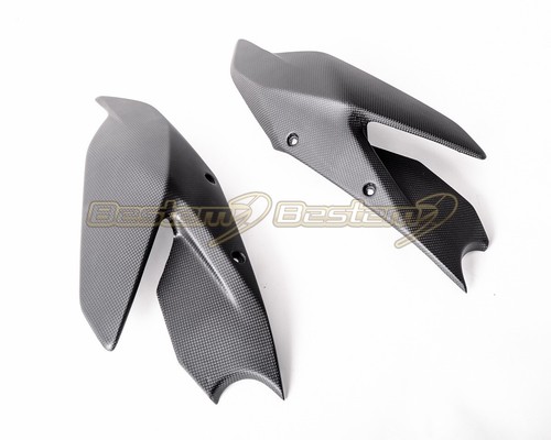 2022 - 2024 Ducati Streetfighter V2 Carbon Fiber Tank Side Panel Fairing Matte - Picture 3 of 5