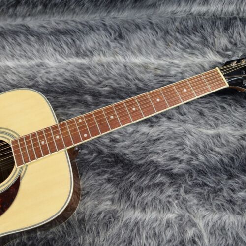 EPIPHONE SONGMAKER DR-212 Natural Acoustic Guitar 12 string From Japan - Picture 2 of 9