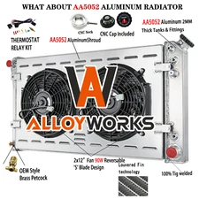 3 Row Radiator Shroud Fan Relay For 1991 92 93 Chevy Caprice Buick Roadmaster