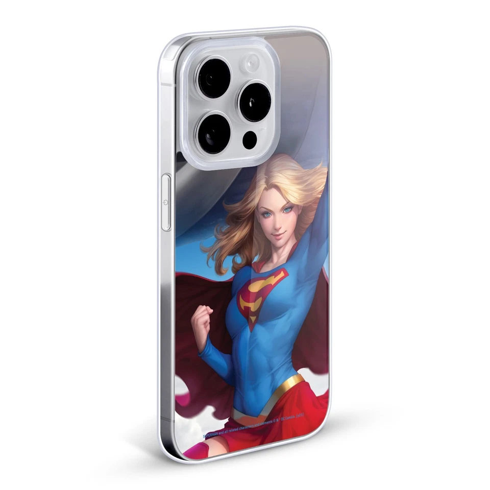 FUNDA DE GEL OFICIAL SUPERMAN DC COMICS SUPERGIRL ARTE CÓMIC PARA TELÉFONOS APPLE iPHONE Foto 2 de 4