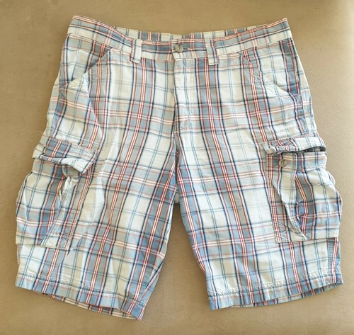 Gardeur Bermuda Shorts Size 50/L With 2 Cargo Pockets And Belt Loops 