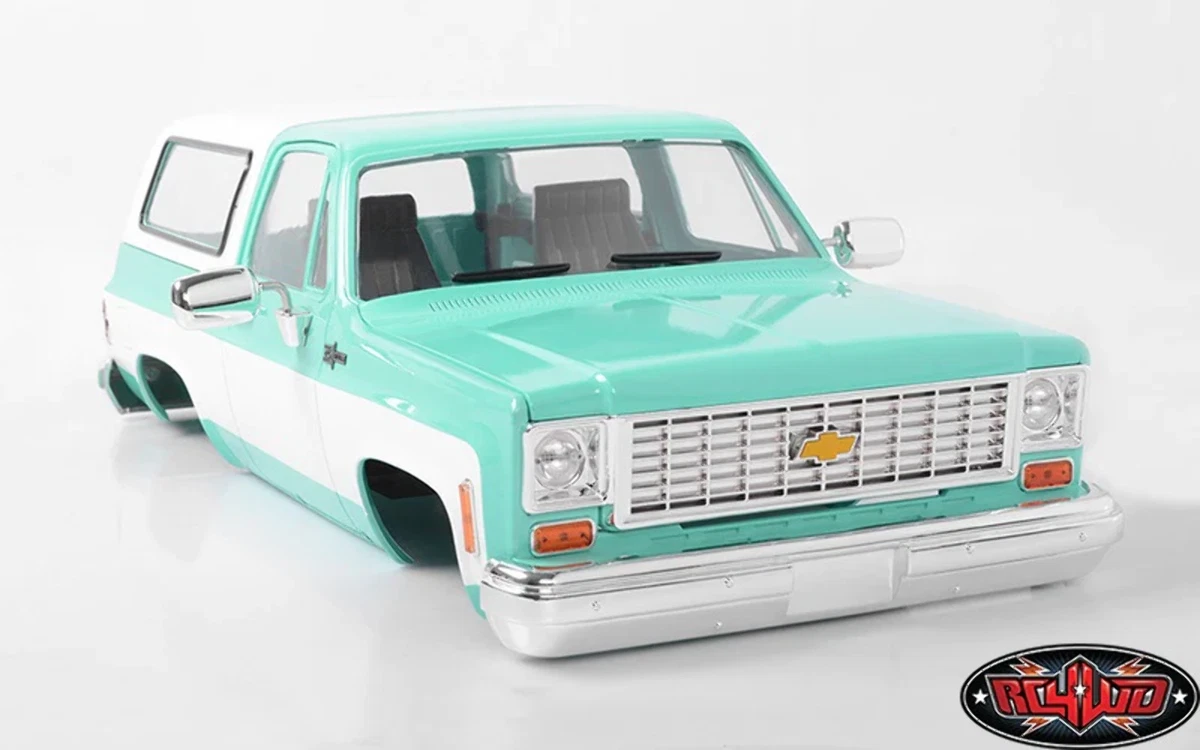 New RC4WD Trail Finder 2 Chevrolet Blazer Hard Body Set Teal Z