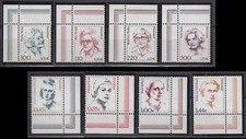 Frauen der deutschen Geschichte, Marken m. Ränder 2000 - 2003, Bund postfrisch**