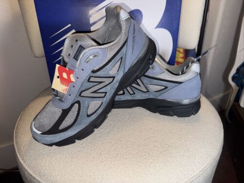 New Balance 990v4 Hecho en EE. UU. Gris Ártico Negro - U990BB4 - Imagen 8 de 8