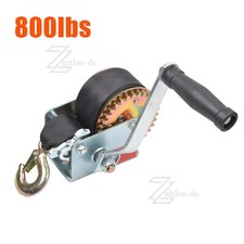 TRAILERWINDE HANDWINDE GURTWINDE BOOTSWINDE SEILWINDE 800LBS ANHÄNGER WINDE 6M