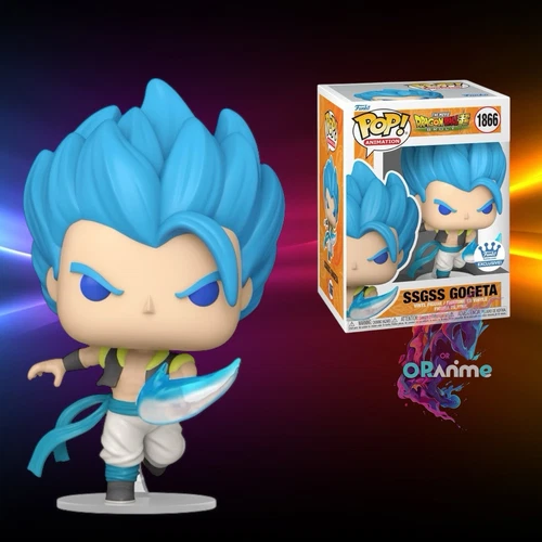 Funko Pop Dragon Ball Super Broly SSGSS Gogeta #1866 Funko exclusivo
