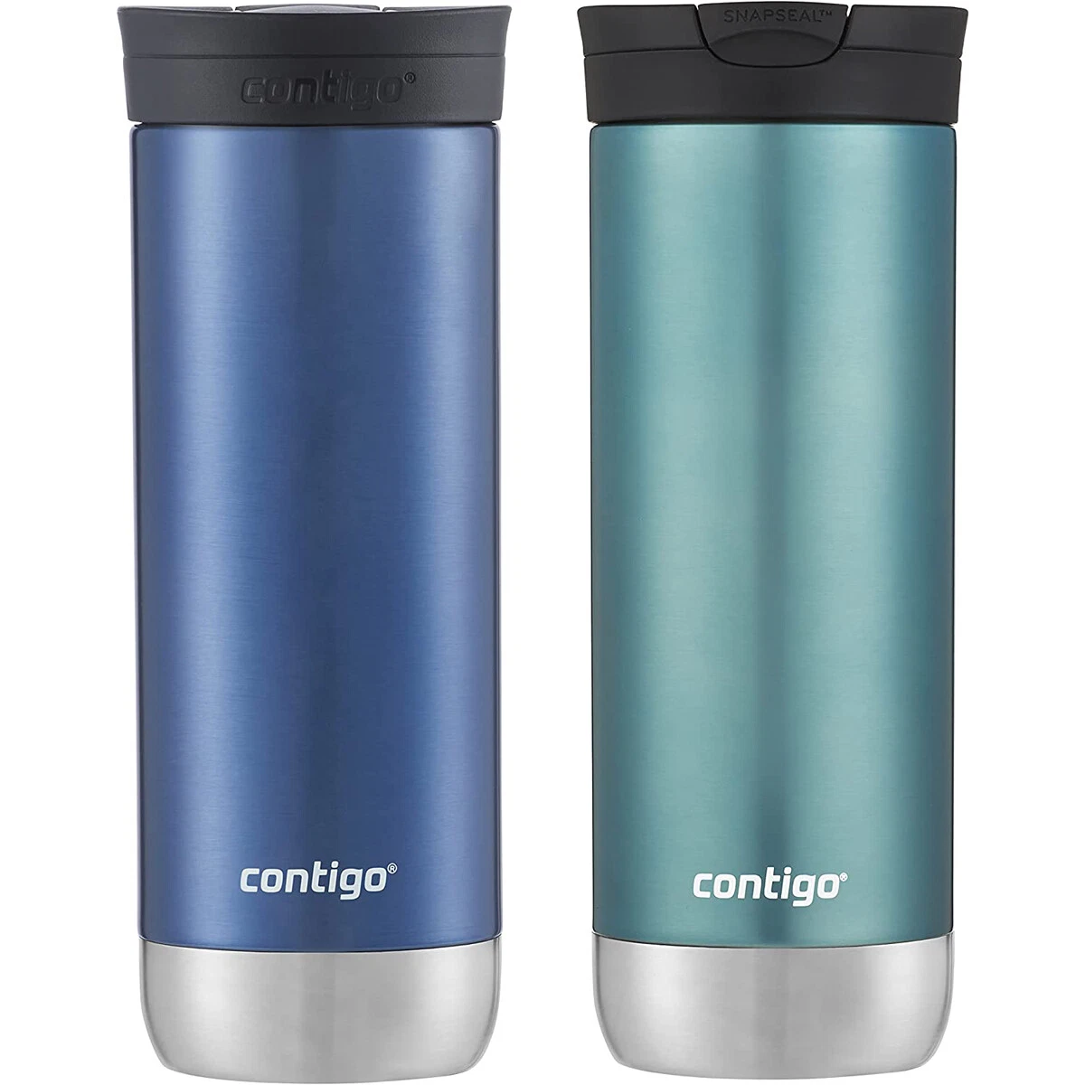 Contigo 20 oz. Huron 2.0 SnapSeal Insulated Stainless Steel Travel Mug  2-Pack | eBay
