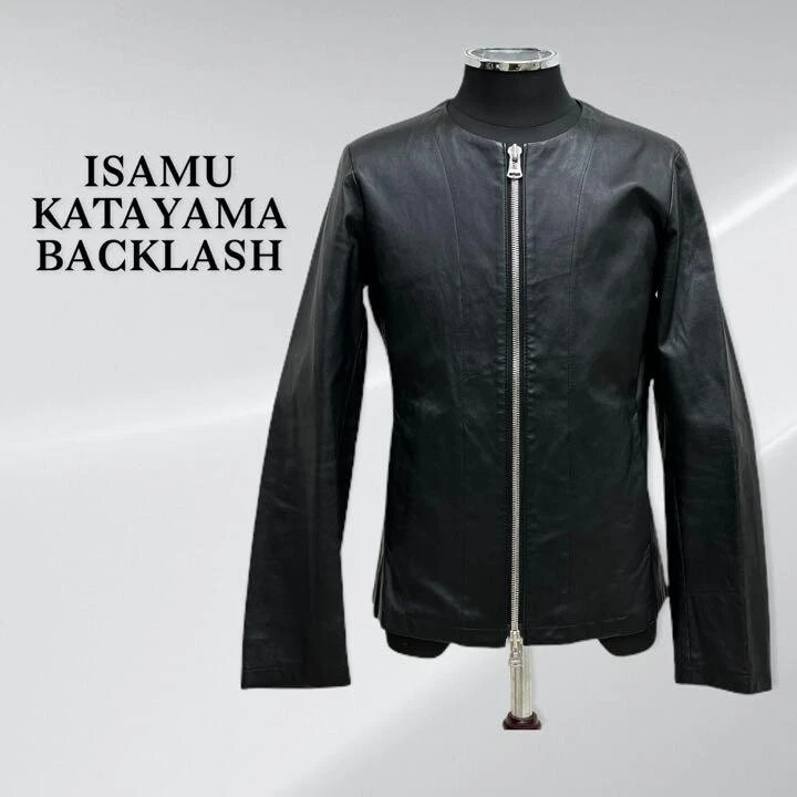 Backlash Indian sheep leather riders hoodie size: S Isamu Katayama