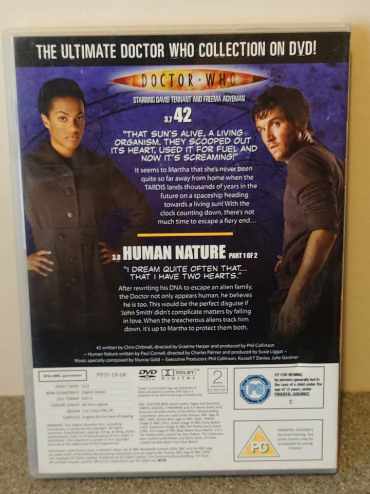 Doctor Who (DVD Collection no. 18) - series 3 episodes 7 & 8. David Tennant. BBC - Image 3 of 4