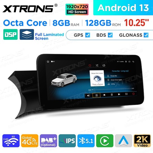 AUTORADIO ANDROID STEREO AUTO MERCEDES CLASSE C W204 2011-2014 WIFI NTG 4.5/4.7 - Foto 8 di 14