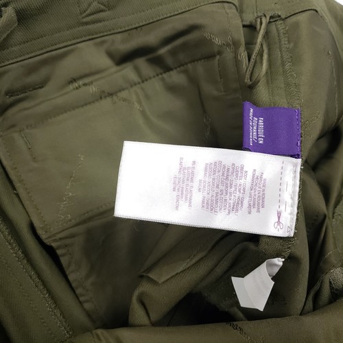 Ralph Lauren Purple Label Cargo Trousers US Size 4 W30 L30 Pants Military Green - Picture 12 of 22