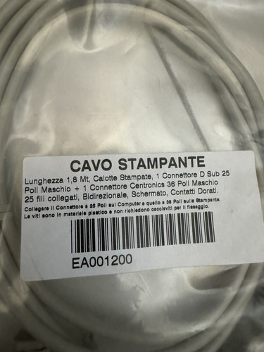cavo stampante parallelo Centronics 1,8 Mt. - Foto 2 di 5