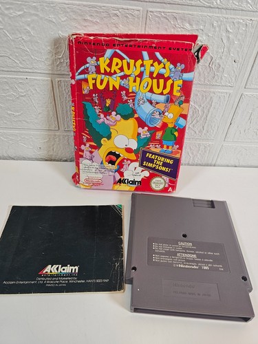 Krusty's Fun House - Nintendo NES - en caja y completa - PAL A UKV - ¡Funciona! - Imagen 2 de 11