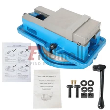 4" Lockdown Vise Precision Milling Machine Bench Clamp Vice With Base New
