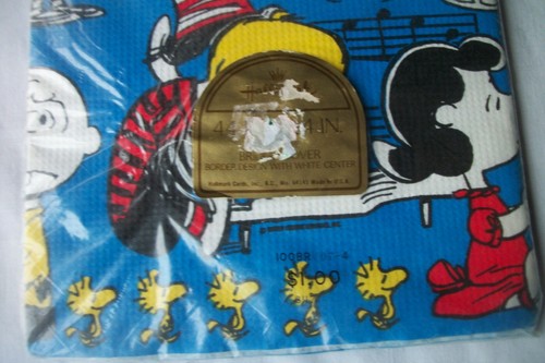 Hallmark Paper Tablecloth Peanuts Snoopy Charlie Brown Border Design - Picture 2 of 8