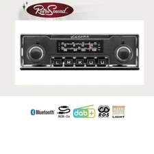 RETROSOUND RSD-EUROPA-1DAB-1 Bluetooth 1-DIN Car Stereo Vintage US Cars Oldsmobi