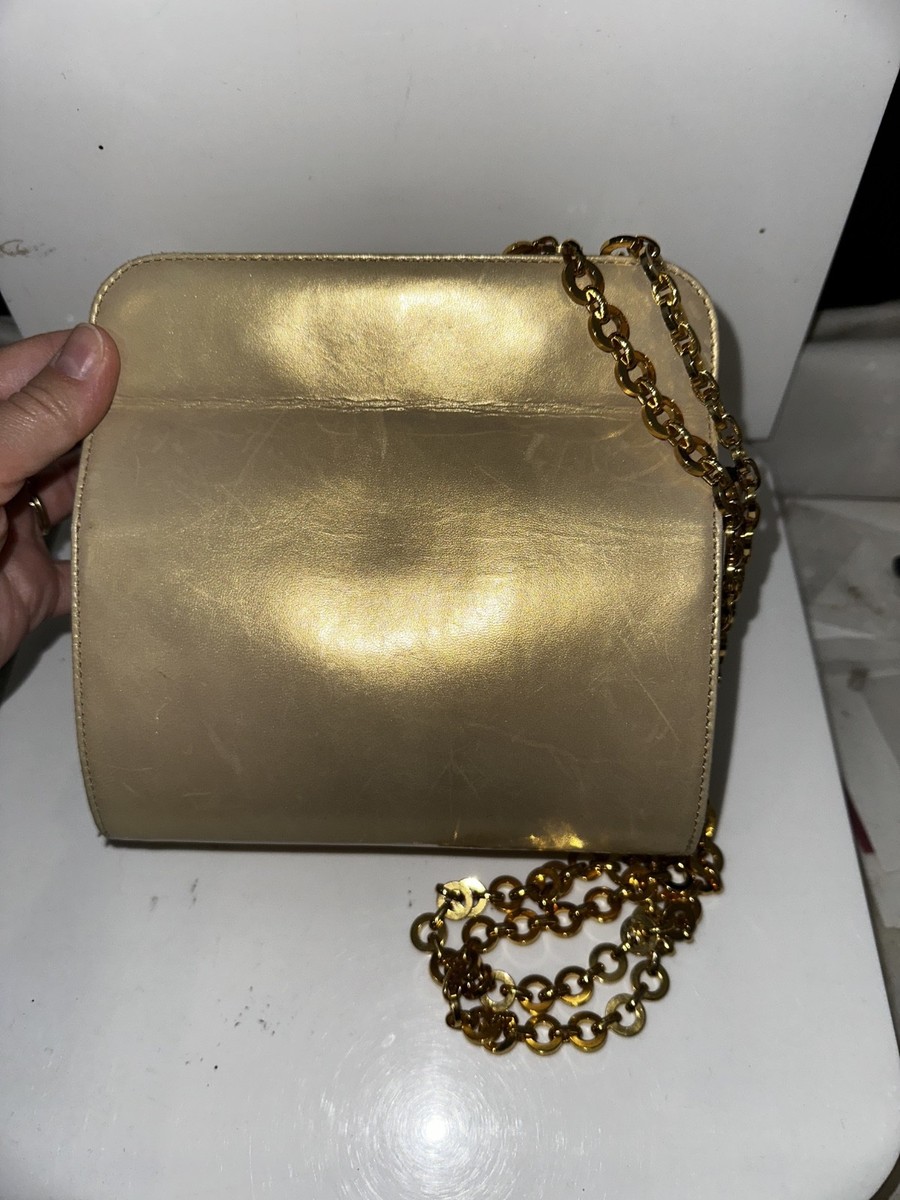 Salvatore Ferragamo ゴールドパーティーバッグ Mini bag Double Gancini chain - Women | Ferragamo
