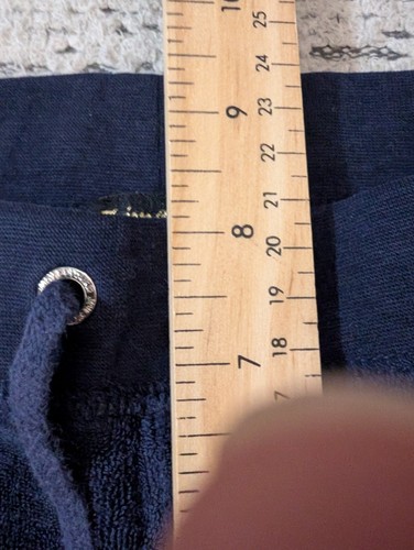 Women's Juicy Couture Navy Terry Low Waisted Jogging Style Pants Size XS - Picture 7 of 10