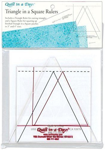 Triangle in a Square Rulers from Quilt in a Day, includes FREE PATTERN ...