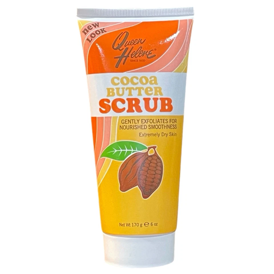 Queen Helene Tube Cocoa Butter Facial Scrub 6oz Extremely Dry Skin New Lot Of 2 - Image 2 of 3