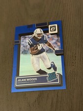 2022 Panini Donruss Optic Rated Rookie Blue Prizm /179 #287 JELANI WOODS Card RC