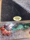 Xmas gifting Joan Baker 3 1/2" X 5"Hand Painted Picture Frame VTG “Fushias” — photo 3