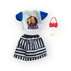 Barbie Clothes: Dc Comics Supergirl Top Doll, Skirt & 2 Accessories
