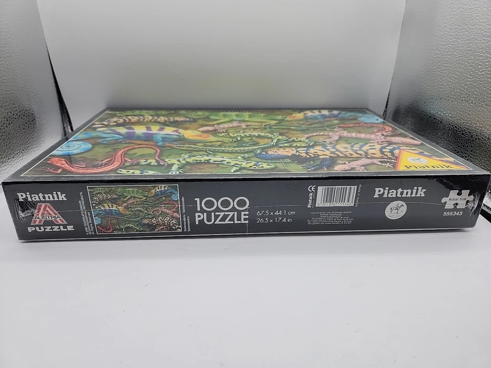 Пазл Piatnik 1000 штук «Саламандры» 26,5 «x 17,4» 555343 редкая запечатанная - Изображение 2 из 4