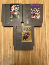 Super Mario Bros Dr Mario NES Cartridge Lot Of 3 Not Tested