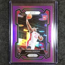 2023-24 Prizm Adama Sanogo Rookie Base Purple 93/99 #286