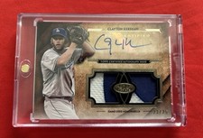 2017 Topps Tier One - Autographed Dual Relic Clayton Kershaw #AT1DR-CKE /25 