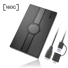 160GB External Hard Disk Drive, USB 3.0 2.5"HDD, Portable Hard Drive